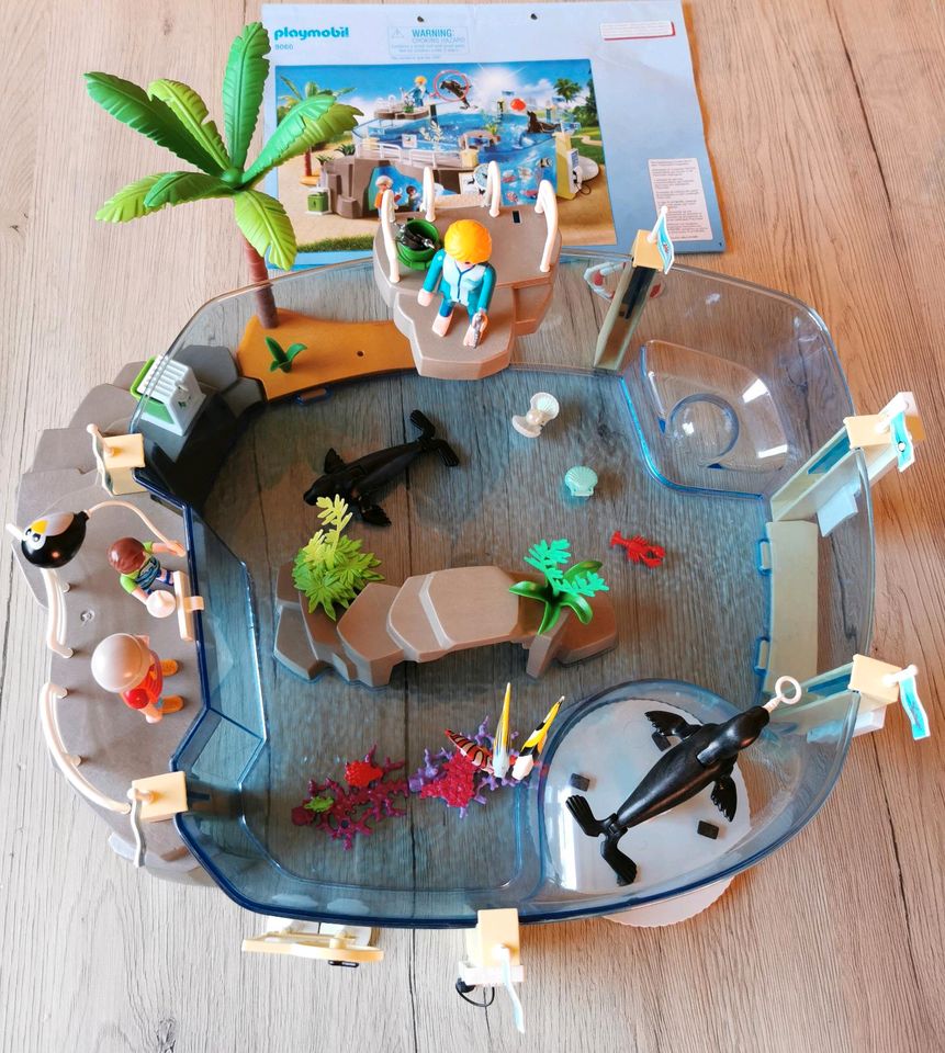 Playmobil 9060 Aquarium Top Zustand!! mit Anleitung in Hasloch