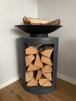 Feuerschale Holz grau neu deko Garten Designer Wohnzimmer Bochum - Bochum-Ost Vorschau