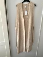 Neu Beige Creme lang Strickjacke Strickweste Bindegurt ohne ärmel Nordrhein-Westfalen - Meerbusch Vorschau