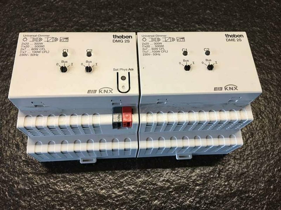 Theben DMG 2S KNX EIB Universaldimmer + Theben DME 2S Erweiterung in Oberaudorf