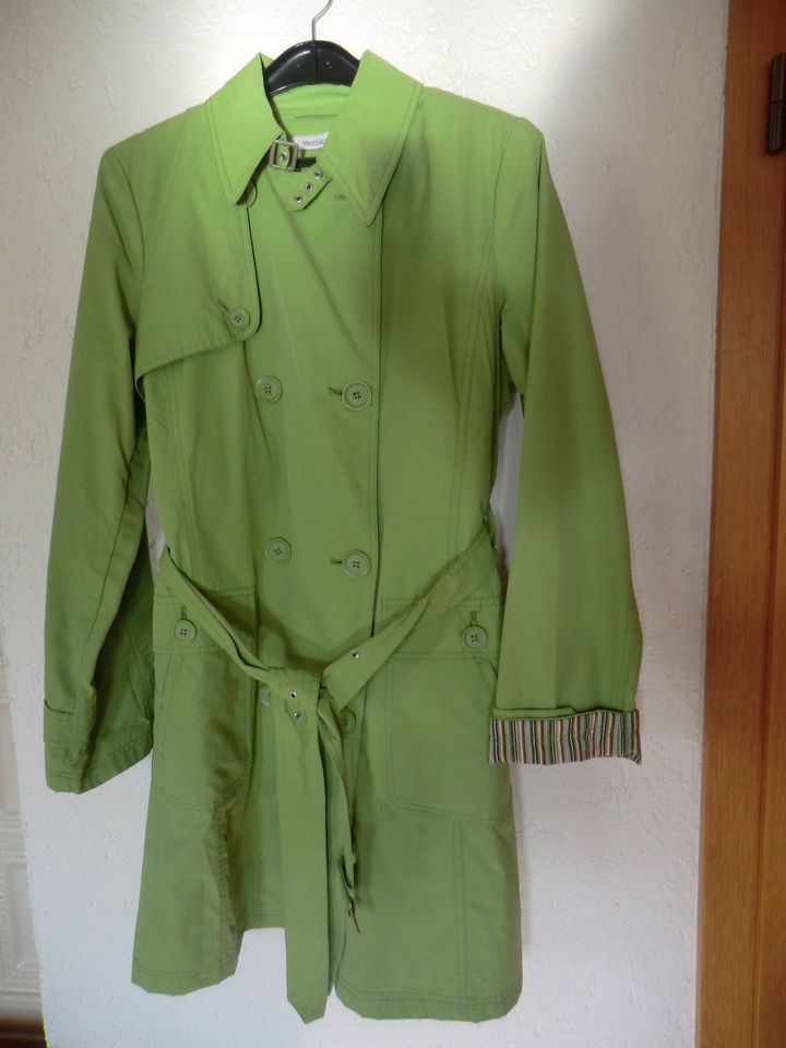 Sommermantel Trenchcoat Yessica Gr. 36 grün in Großmehring