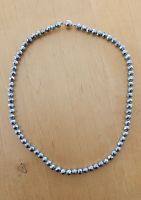 Hämatit, Silber Kette Halskette Collier mit Magnetschließe, 45cm Leuna - Günthersdorf Vorschau