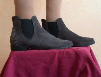 Tamaris Damen-Stiefeletten Gr. 39 Grau (Leder) Niedersachsen - Sehnde Vorschau