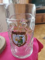 Maß-Krug Glas Bayern - Burgau Vorschau