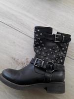 Stiefel schwarz Gr 36, destroyed Optik Schleswig-Holstein - Dänischenhagen Vorschau