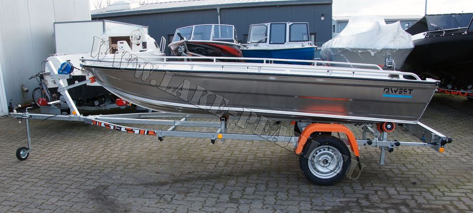 Angelboot Aluboot Motorboot Aluminiumboot QWEST Marine B381 in Kaltenkirchen