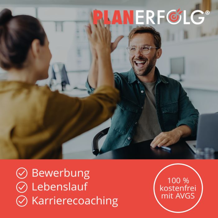 Karriere- & Bewerbungscoaching mit AVGS für ALG1/ALG2 in Erkelenz