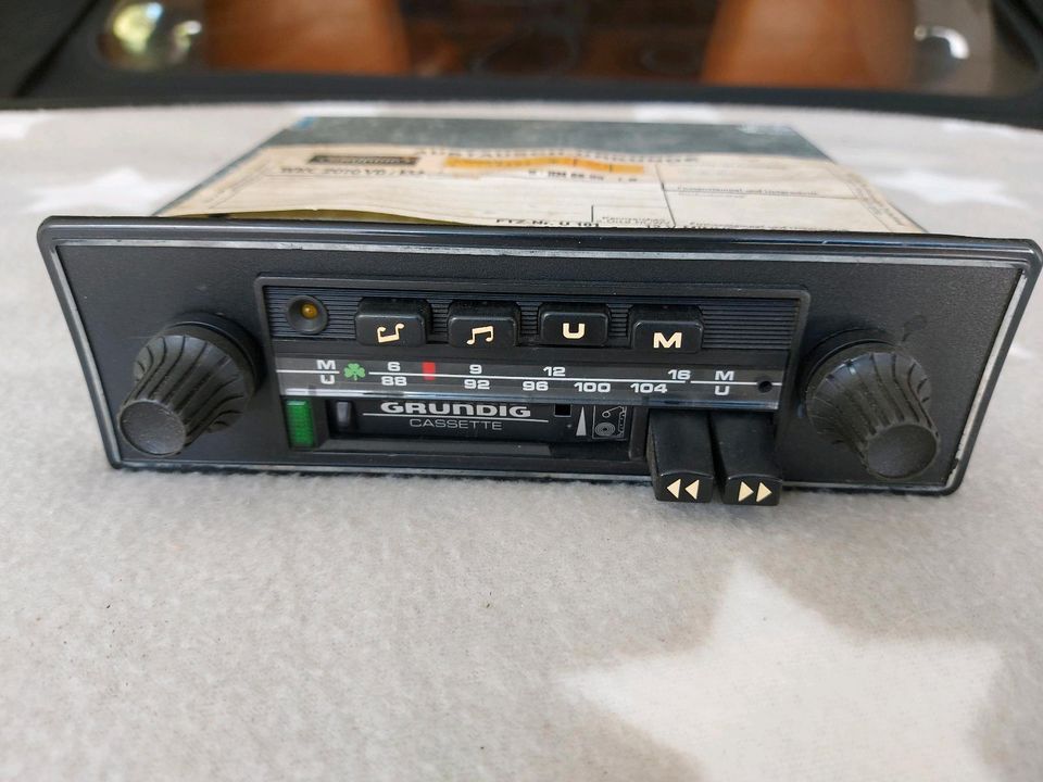 Grundig Autoradio Cassette WKC 2010 VD ESA Oldtimer Retro in Schmitten