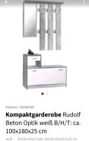 Garderobe mit Spiegel in Betonoptik / Grau / Holz Rheinland-Pfalz - Bendorf Vorschau