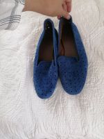 Slippers ASOS 38 Verloursleder Blau Essen - Essen-Kray Vorschau