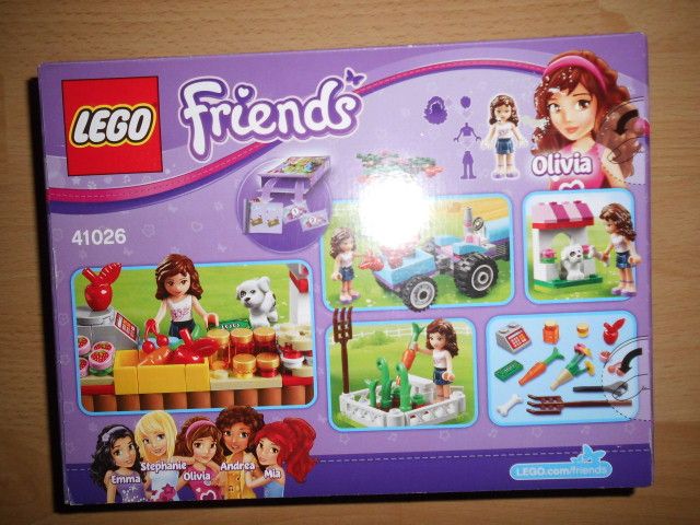 Lego Friends 41026 Olivias Gemüsegarten Marktstand Traktor Neu in Metelen