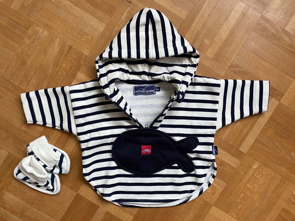 Baby Jacke mit Kapuze und Krabbelschuhen Größe 68 (6 Monate) in Köln