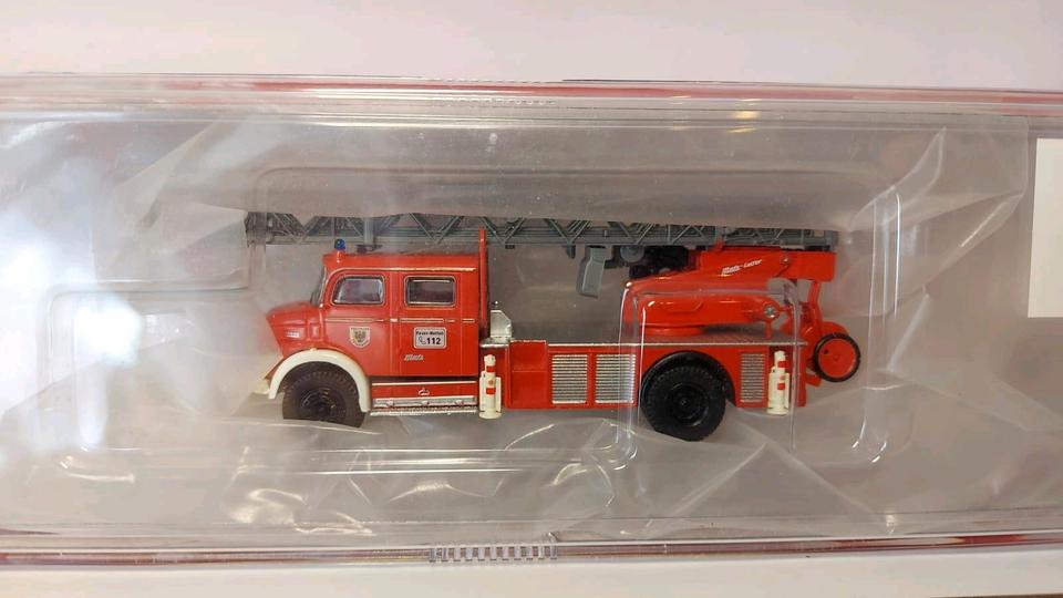 Brekina, MB L 1519 DLK 30, Feuerwehr Dortmund, Sondermodell Inter in Hüllhorst