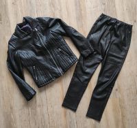 Cooles Set für Mädchen Hose und Jacke Gr. 146/152 aus Lederimitat Nordrhein-Westfalen - Krefeld Vorschau