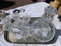 Kristall Karaffe mit 6 Gläsern geschliffen ohne Fehler Hessen - Friedrichsdorf Vorschau