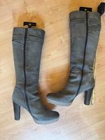 Stiefel Marke Manas in grau/taupe Größe 38 Hessen - Wiesbaden Vorschau