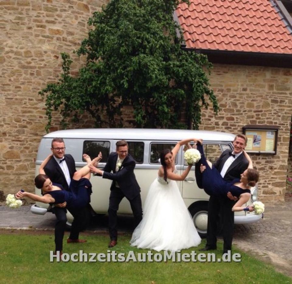 Oldtimer VW Bus Mieten VW T1 Grau Weiss bulli T2 Hochzeitsauto in Duisburg