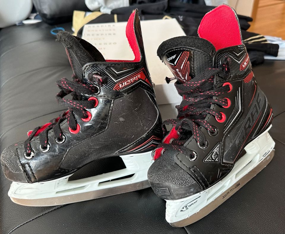 Graf Ultra Kinder Schlittschuhe (eingesetzt für Eishockey) in Erfurt