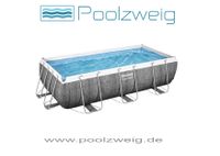 Bestway Pool Komplett-Set, 404x201x100cm, eckig, graue Rattan NE Nordrhein-Westfalen - Lippstadt Vorschau