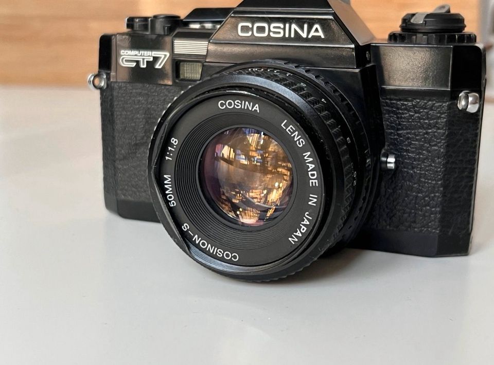 Analogkamera | Cosina ComputeCT7 Objektiv Cosinon-S 50mm 1:1.8 in Mainz