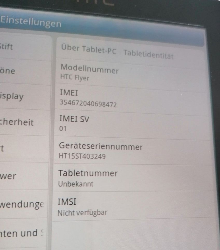 HTC Flyer Tablet in Neuötting