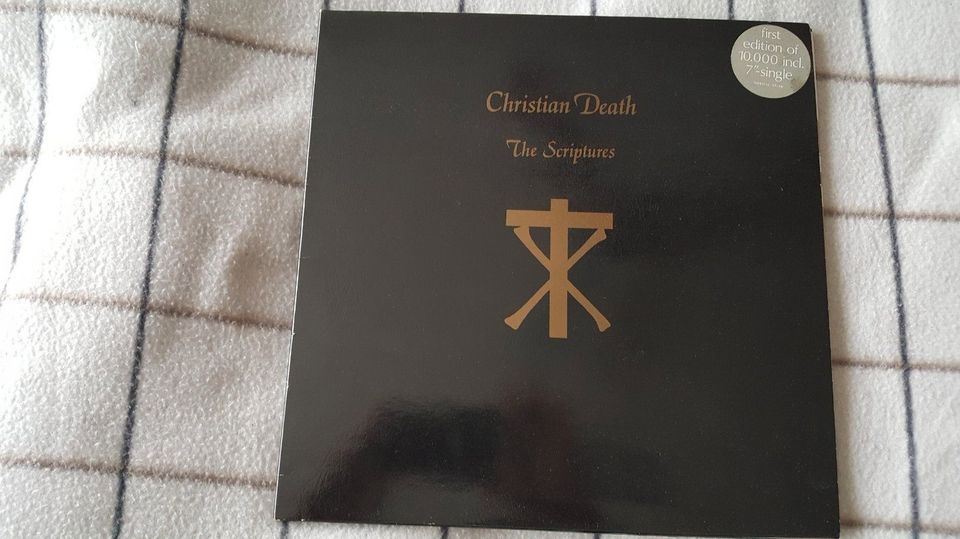 Christian Death – The Scriptures Vinyl + Single 1987 First Press. in Quakenbrück