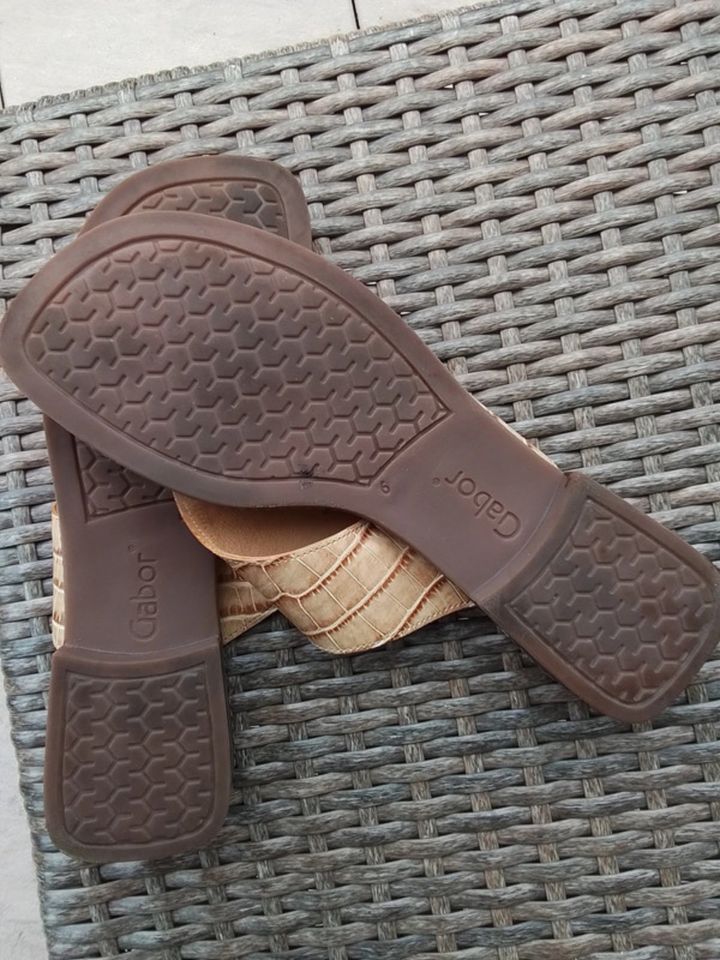 Sandalen, Flip Flops von Gabor, Gr. 39, Cognacfarben. ♥️TOP ♥️ in Dortmund