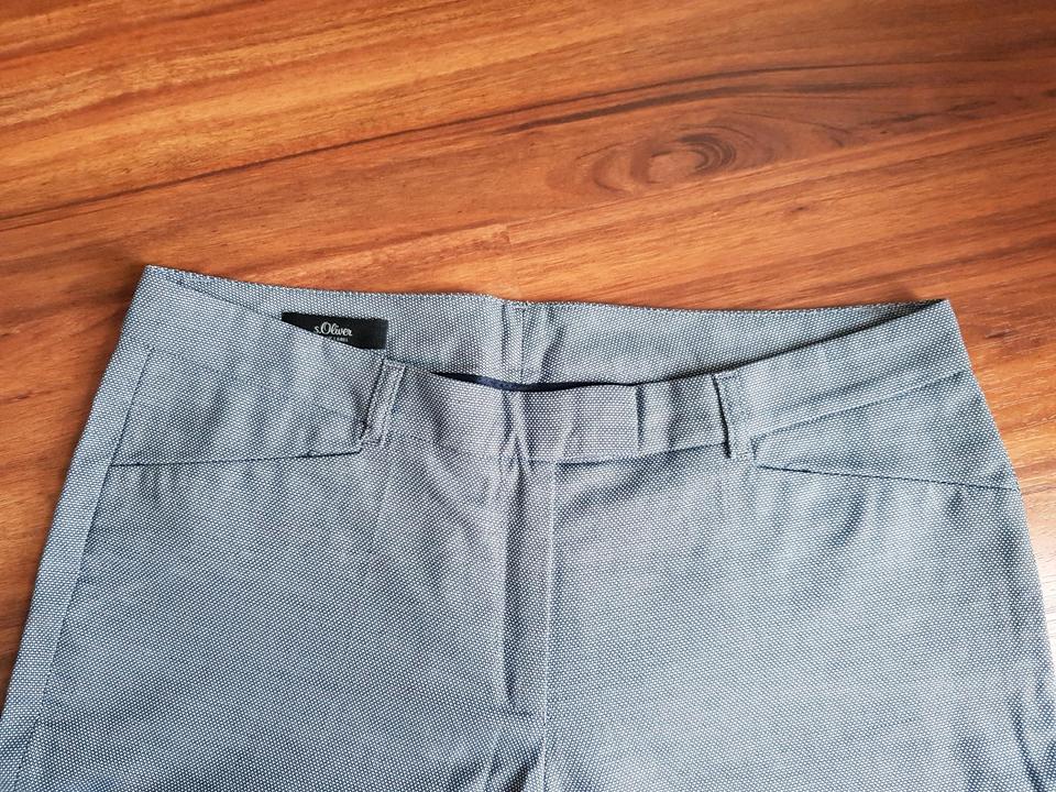 Stoffhose Eve - Größe 38 - S.Oliver - Büro - blau - neuwertig in Hövelhof