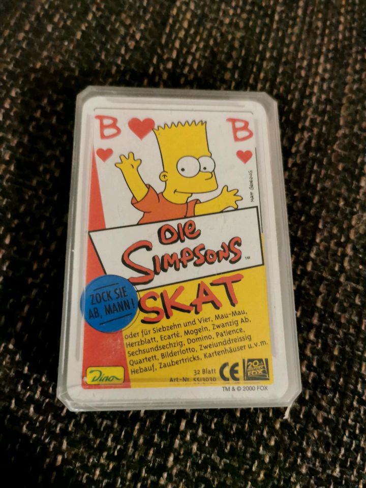 Die Simpsons Skat Kartenspiel in Merseburg