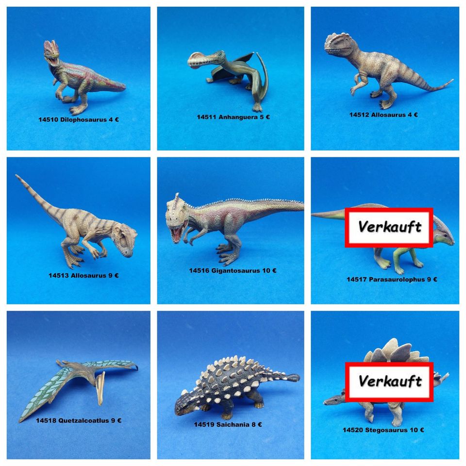 Schleich Dinosaurier Groß/Klein/Mini/Replica/Magazin… in Aalen