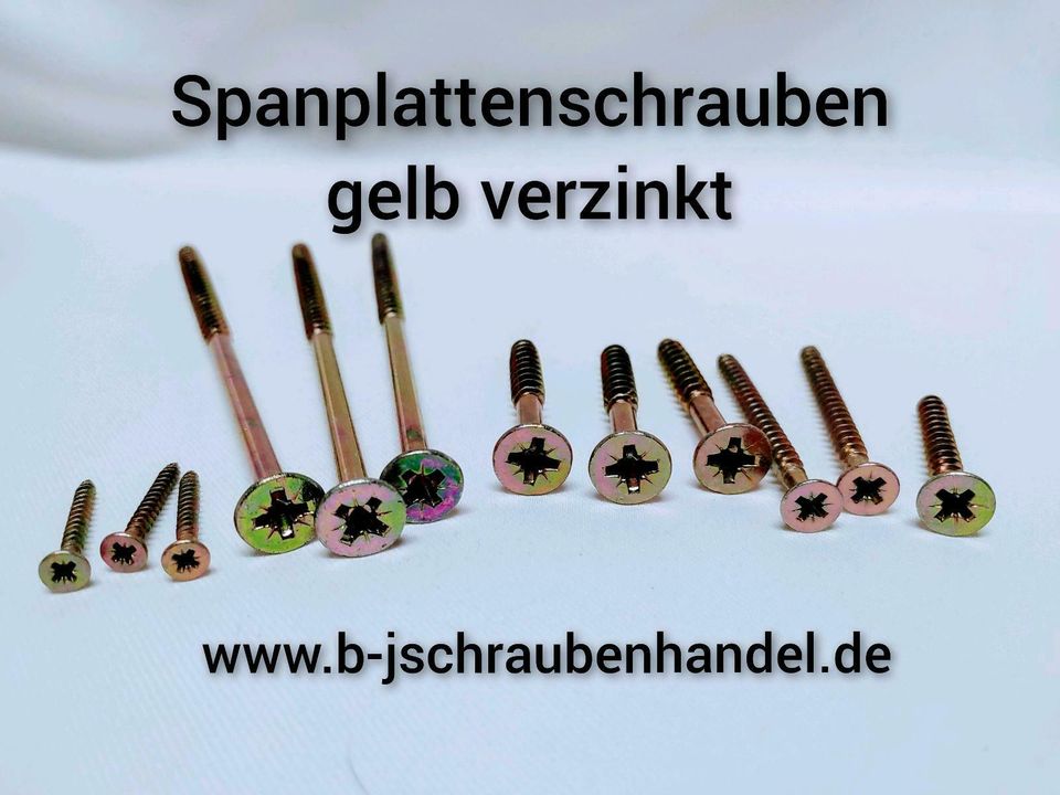 Spanplattenschrauben gelb verzinkt Sonderpreise!! in Bielefeld