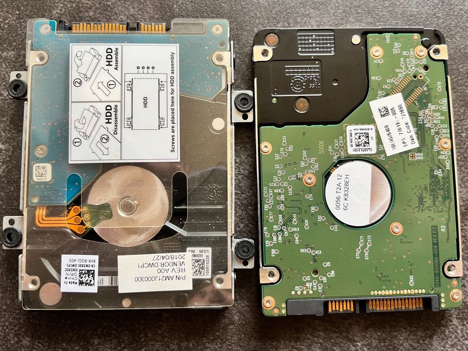 2x Festplatte HDD 1TB (SEAGATE +  HGST) in Freiberg am Neckar