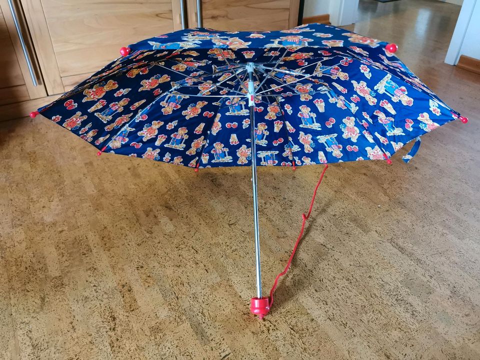 Regenschirm blau, rot Teddys - Amigo in Wrestedt
