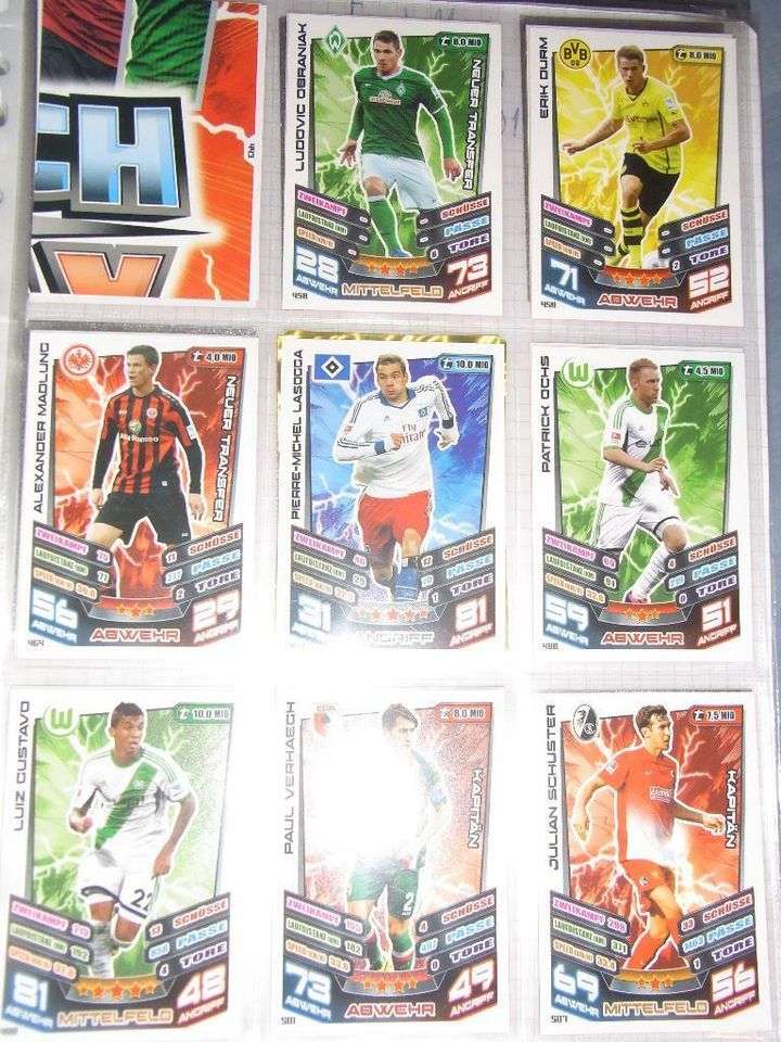 Match Attax Trading Card Game Saison 2013/2014 in Bremen