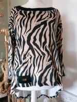 Lamu Velours Samt Tunika Zebra beige schwarz  40 42 44 Sachsen-Anhalt - Weißenfels Vorschau