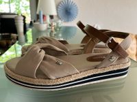 Tom Tailor Damen Sandale NEUw Gr. 40 beige Sachsen-Anhalt - Wernigerode Vorschau