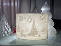 Lithophane mit eigenem Wunschdesign - Lichtbild Weihnachten Deko Baden-Württemberg - Offenau Vorschau