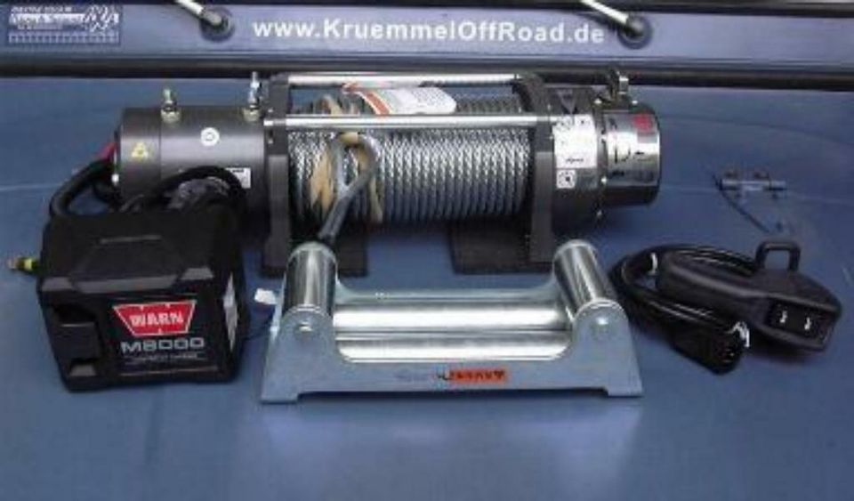 12V Seilwinde WARN CE-M 8000, neu,Amarok Jeep Land Rover LadaNiva in Essen