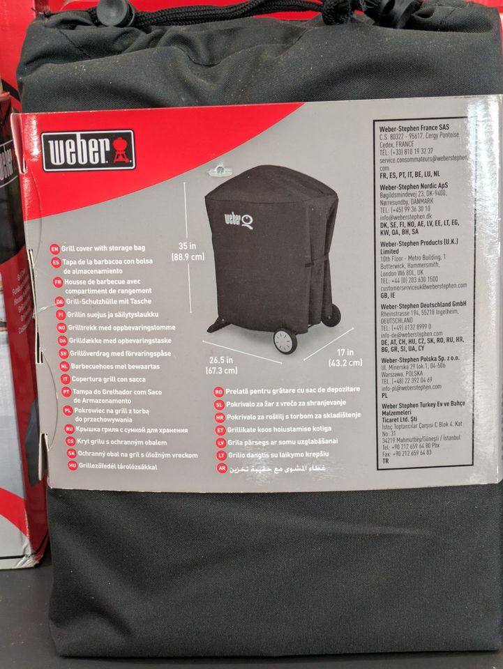 Weber Premium Abdeckhaube für Q1000&2000 statt 79,99€ in Gnarrenburg