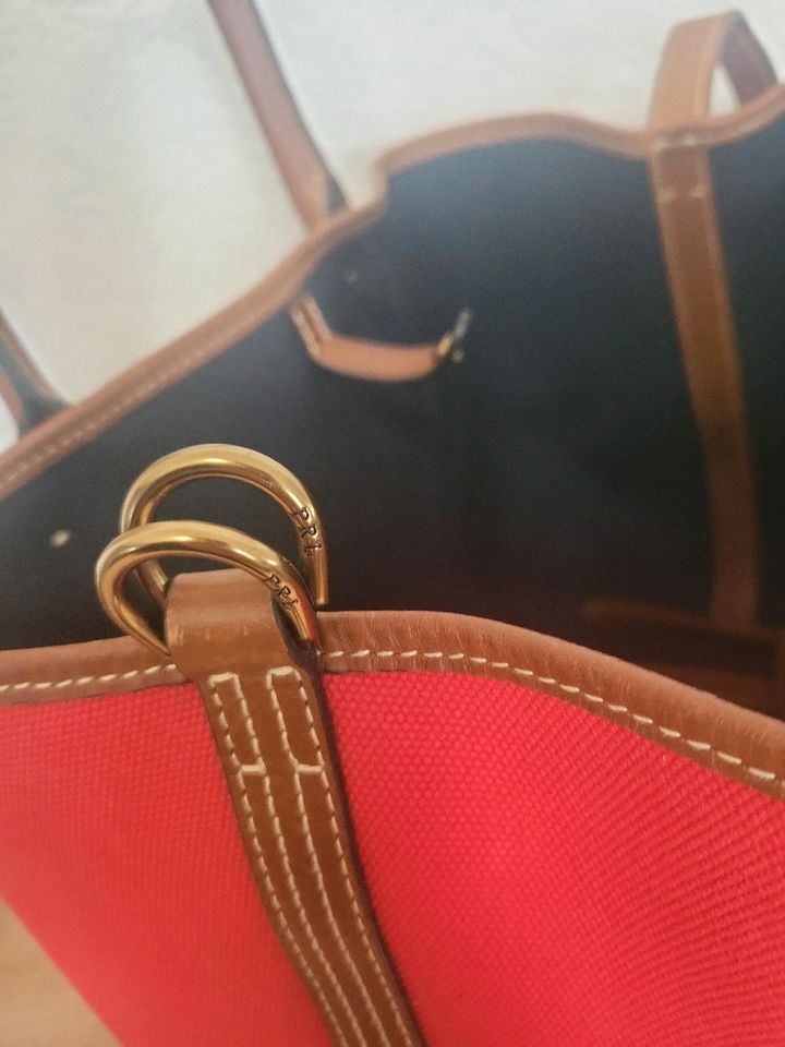 Ralph Lauren Polo,Wendetasche,Wendeshopper,Rot/Blau/Braun,Tasche in Deißlingen