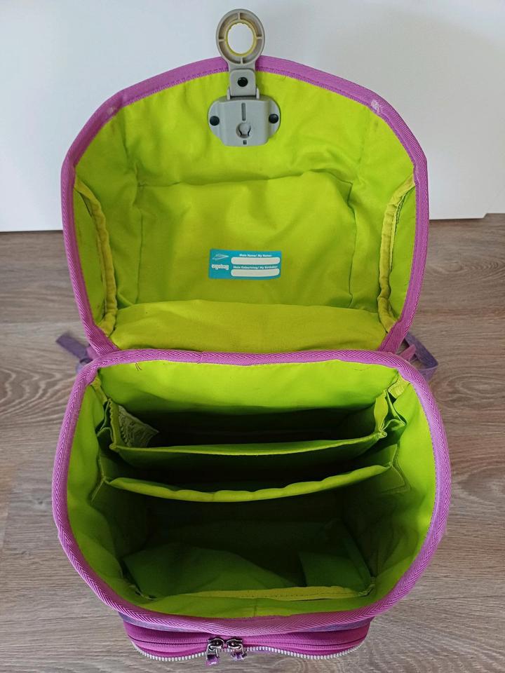 top ergobag cubo-Set: Schulranzen, Sportbeutel, Mäppchen, Klettie in Wissen