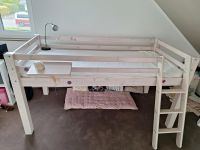 ♥️Kinder Hochbett 90x200 cm Holz+Nachttisch+Spielvorhang+Leiter Nordrhein-Westfalen - Meckenheim Vorschau