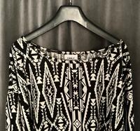 ONLY Damen Shirt 3/4 Arm Oberteil lang Gr M schwarz weiß Muster Bayern - Hersbruck Vorschau