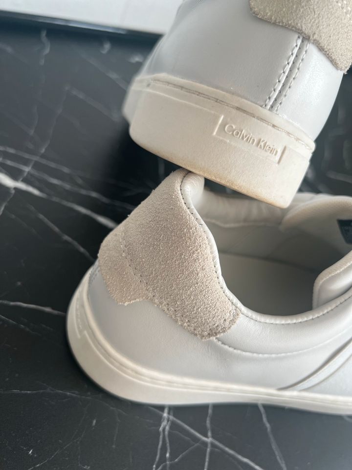 Calvin Klein Sneaker neu 37 weiß beige in Heusweiler