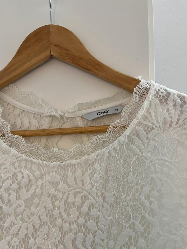 Only Spitzenkleid Kleid weiß Hochzeit Feier Taufe Gr. M /  38 in Kirchlinteln
