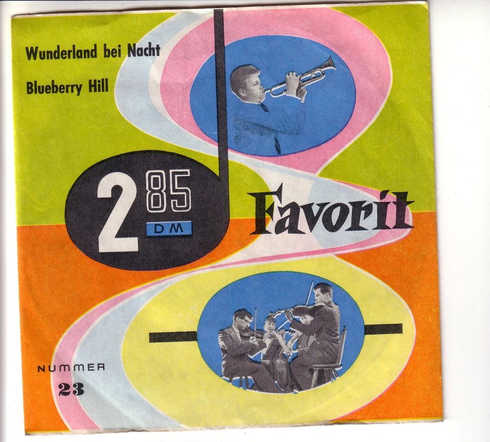 Vinyl-Schallplatte Blueberry Hill + Wunderland bei Nacht in Neunkirchen a. Brand