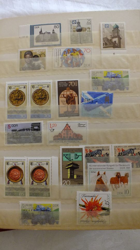 DDR / BRD Briefmarken Sammlung Teil 5 in Samtens