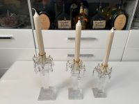 3 x Vintage Kristall Glas Kerzenständer 70 er Dortmund - Derne Vorschau