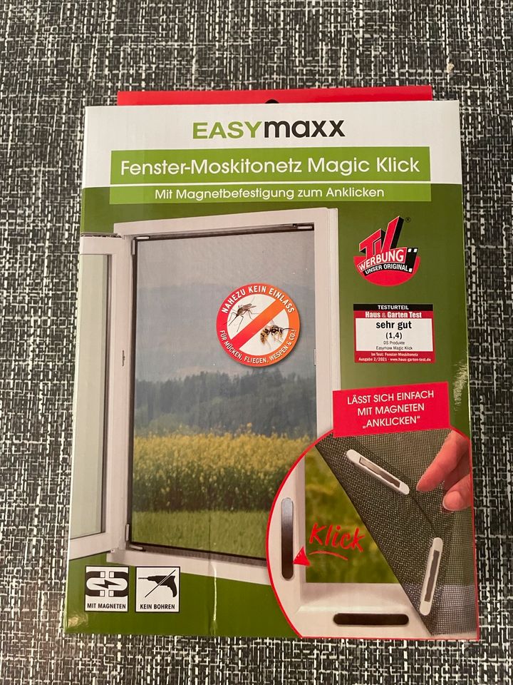 Easy Maxx Fenster-Moskitonetz / Fliegengitter Magic Klick Neu in Dresden