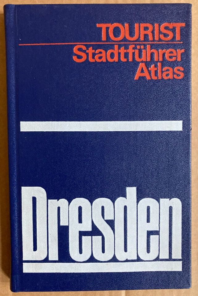 TOURIST - Stadtführer Atlas - DRESDEN, 1979 in Dresden